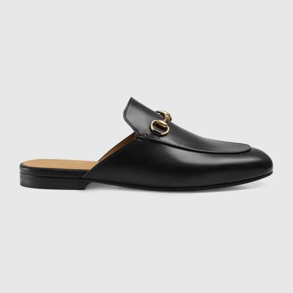 GUCCI Princetown Leather Slipper - Picture 1 of 14